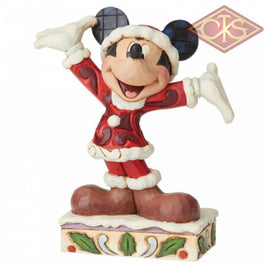 Disney Traditions - Mickey Mouse - Mickey Mouse "Tis a Smlendid Season !" (12 cm)
