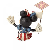 DISNEY TRADITIONS Figure - Mickey Mouse - Minnie Patriotic (9cm)
