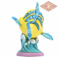 DISNEY TRADITIONS Figure - The Little Mermaid - Flounder "Go Fish !" (8cm)