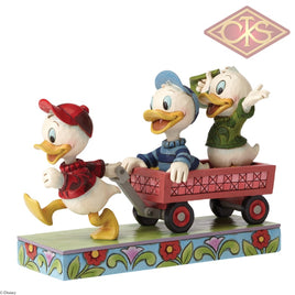 Disney Traditions - The Duck Tales Huey Dewey & Louie Here Comes Trouble (13 Cm) Figurines