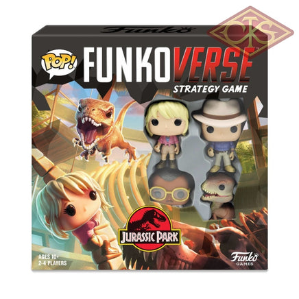 Funko Game - Jurassic Park Board + 4 Character *english Version*