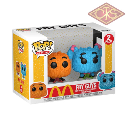 Funko POP! Ad Icons - McDonalds - Fry Kids (Fry Guy Orange / Fry Girl Cyan) (2Pack)