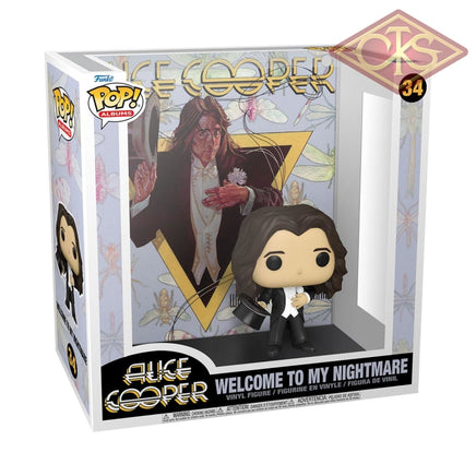Funko POP! Albums - Alice Cooper - Welcome to my Nightmare w/ Case (34)