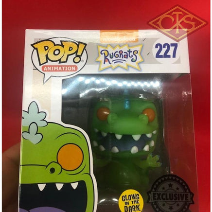 Funko POP! Animation - 90's Nickelodeon - Rugrats - Reptar (GITD) (227) Exclusive "Small Damaged Packaging"