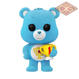 Funko Pop! Animation - Care Bears 40Th Anniversary Champ Bear (Flocked) (1203) Chase Pop