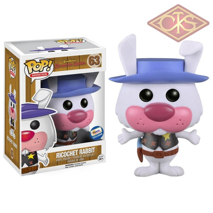Funko Pop! Animation - Hanna-Barbera Ricochet Rabbit (Flocked) (63) Figurines