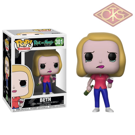 Funko POP! Animation - Rick & Morty - Beth w/ Wine Glass (301)