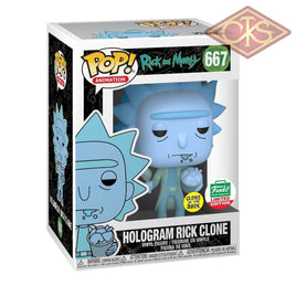 Funko Pop! Animation - Rick & Morty Hologram Clone (Gitd) (667) Exclusive Figurines