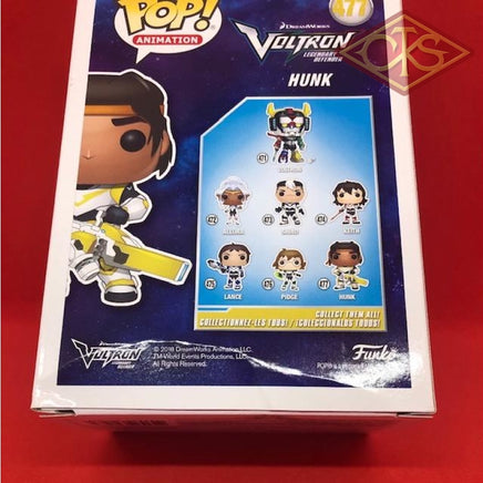 Funko POP! Animation - Voltron - Hunk (477) 'Small Damaged Packaging"