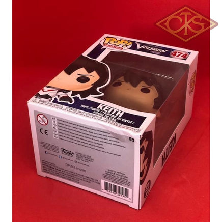 Funko POP! Animation - Voltron - Keith (474) "Small Damaged Packaging"