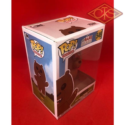 Funko POP! Animation - We Bare Bears - Grizz (549) "Small Damaged Packaging"