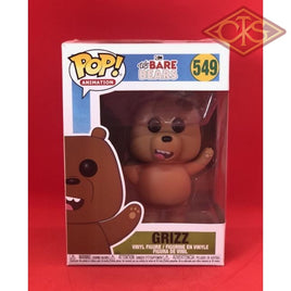 Funko POP! Animation - We Bare Bears - Grizz (549) "Small Damaged Packaging"