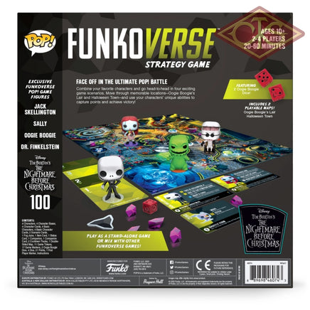 Funko POP Board Game - Disney, The Nightmare Before Christmas - Strategy Game (English Version)