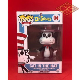 Funko POP! Books - Dr. Seuss - Cat in the Hat (Flocked) (04) "Small Damaged Packaging"