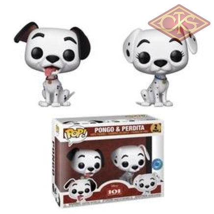 Funko POP! Disney - 101 Dalmatins - Pongo & Perdita (2 Pack) Exclusive