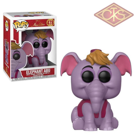 Funko Pop! Disney - Aladdin Elephant Abu (478) Figurines