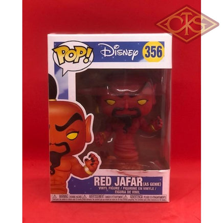 Funko POP! Disney - Aladdin - Red Jafar (as Genie) (356) "Small Damaged Packaging"
