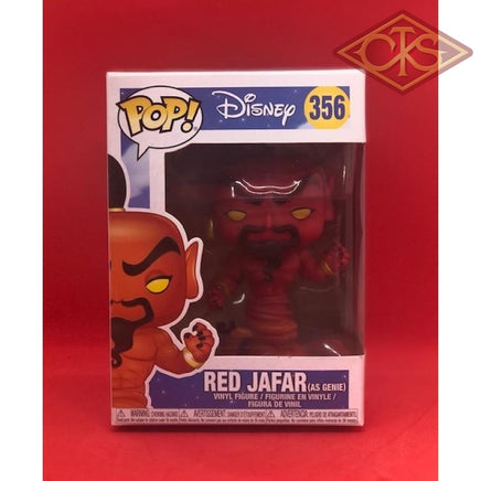 Funko POP! Disney - Aladdin - Red Jafar (as Genie) (356) "Small Damaged Packaging"