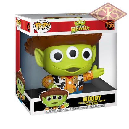 Funko POP! Disney - Alien Remix - Alien as Woody 10" (Monsters) (756)