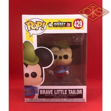 Funko POP! Disney - Mickey, The True Original 90 Years - Brave Little Tailor (429) "Small Damaged Packaging"
