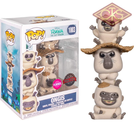 Funko Pop! Disney - Raya & The Last Dragon Ongis (Flocked) (1003) Exclusive Figurines