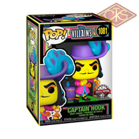 Funko POP! Disney - Villains - Captain Hook (Blacklight) (1081) Exclusive