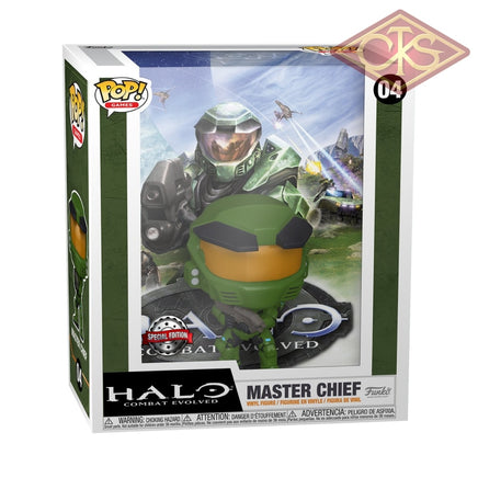 Funko POP! Games Covers  - Halo (Combat Evolved) - Master Chief (04) Exclusive