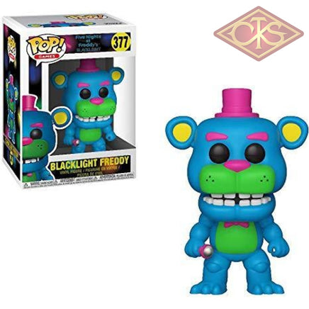 Funko Pop! Games - Five Nights At Freddys:  Blacklight Freddy (377) Figurines