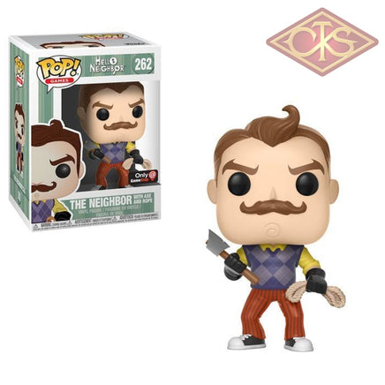 Funko Pop! Games - Hello Neighbor The W/ Axe & Rope (262) Exclusive Figurines