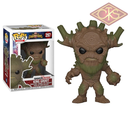 Funko Pop! Games - Marvel Contest Of Champions King Groot (297) Figurines