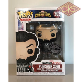 Funko Pop! Games - Marvel Contest Of Champions Punisher 2099 (303) Damaged Packaging Figurines