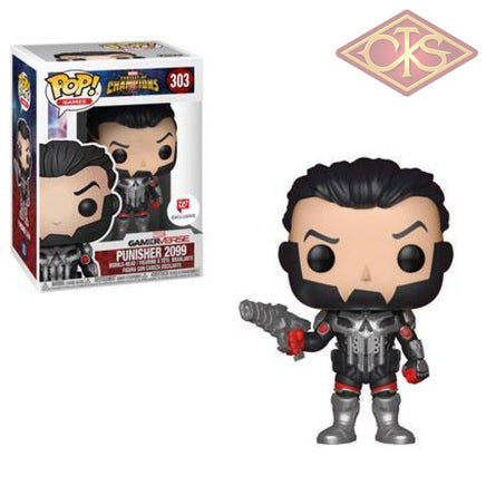 Funko Pop! Games - Marvel Contest Of Champions Punisher 2099 (303) Exclusive Figurines