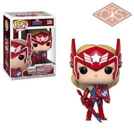 Funko Pop! Games - Marvel Future Fight Sharon Rogers (As Captain America) (335) Figurines