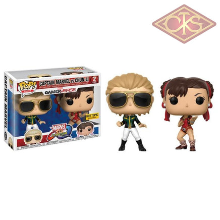 Funko Pop! Games - Marvel Vs Capcom Infinite Captain Chun-Li (2Pack) Exclusive Figurines