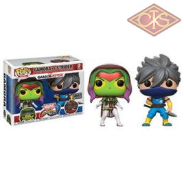 Funko Pop! Games - Marvel Vs Capcom Infinite Gamora (White) Strider (Blue) (Player 2) (2Pack)