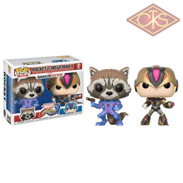 Funko Pop! Games - Marvel Vs Capcom Infinite Rocket Mega Man X (2Pack) Exclusive Figurines