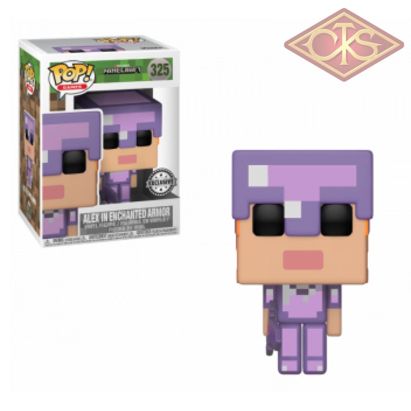 Funko POP! Games Minecraft Alex w/ Enchanted Armour (325