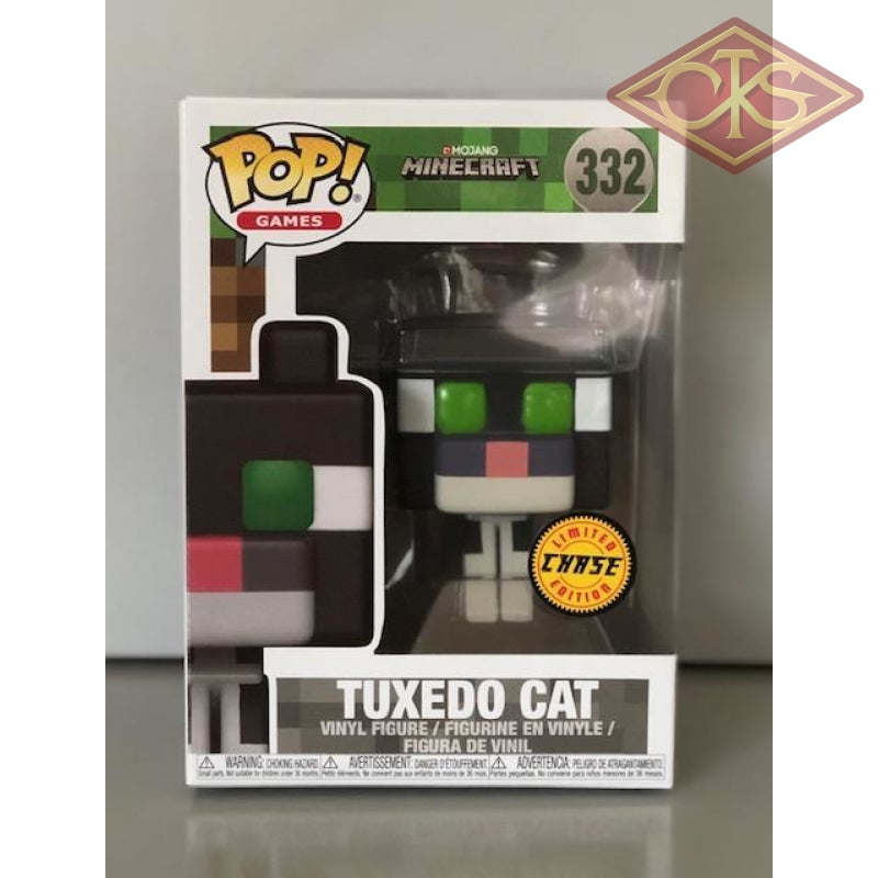 Funko pop Games- Minecraft Tuxedo Cat Chase with Pop Protector –  Kollectibles by the kirb