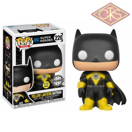 Funko POP! Heroes - DC Super Heroes -Yellow Lantern Batman GITD (220) Exclusive