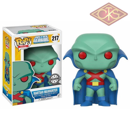 Funko Pop! Heroes - Justice League Unlimited Martian Manhunter (217) Exclusive Figurines