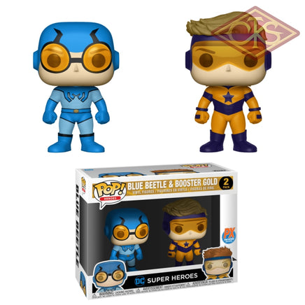 Funko Pop! Heroes - Super Blue Beetle & Booster Gold (2Pack) Exclusive Figurines