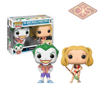Funko Pop! Heroes - Super The Joker (Beach) & Harley Quinn (2 Pack) Exclusive Figurines