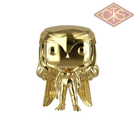 Funko POP! Heroes - Wonder Woman, WW84 - Wonder Woman Golden Armor (Gold Chrome) (323) Exclusive