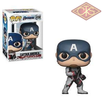 Funko Pop! Marvel - Avengers:  End Game Captain America (Quantum Realm Suit) (450) Figurines