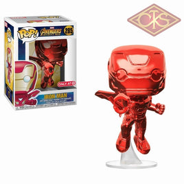 Funko POP! Marvel - Avengers : Infinity War - Iron Man (Red Chrome) (285) Exclusive