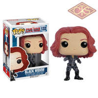 Funko POP! Marvel - Captain America, Civil War - Vinyl Figure Black Widow (132) Bobble-Head