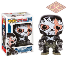 Funko Pop! Marvel - Captain America Civil War Crossbones (Battle Damage) (140) Exclusive Figurines