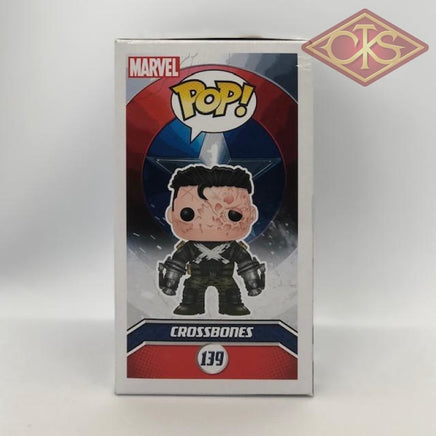 Funko Pop! Marvel - Captain America Civil War Crossbones (Unmasked) (139) Damaged Packaging