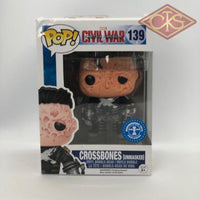 Funko Pop! Marvel - Captain America Civil War Crossbones (Unmasked) (139) Damaged Packaging