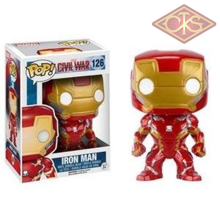 Funko Pop! Marvel - Captain America Civil War Iron Man (126) Figurines